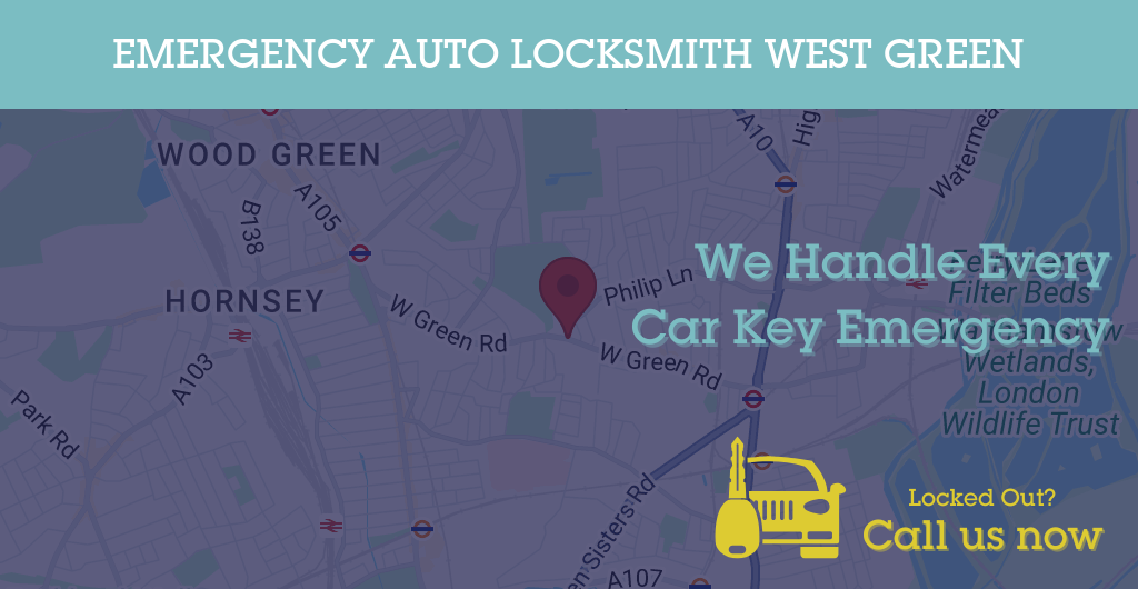 Auto Locksmith Services in West Green - N postcode
